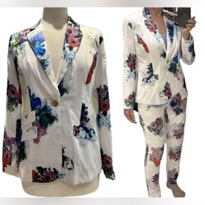 Cynthia Rowley Floral Blazer Sz4 NWT